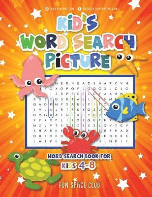 bokomslag Kid's Word Search Picture: Word Search Book for Kids 4-8