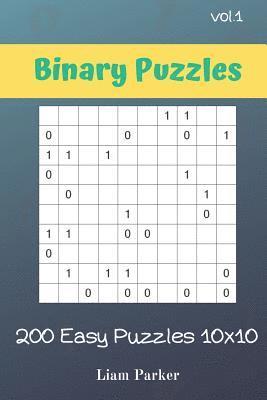 bokomslag Binary Puzzles - 200 Easy Puzzles 10x10 vol.1