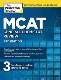 bokomslag MCAT General Chemistry Review, 3rd Edition