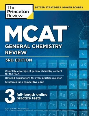 bokomslag MCAT General Chemistry Review, 3rd Edition