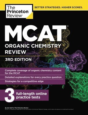 bokomslag MCAT Organic Chemistry Review, 3rd Edition