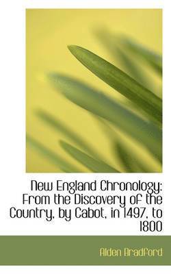 bokomslag New England Chronology