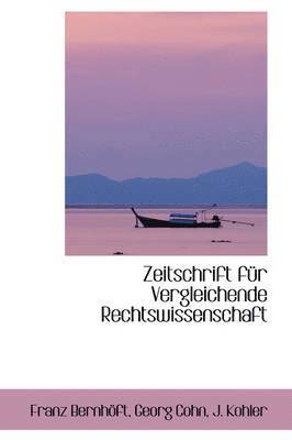 Zeitschrift Fur Vergleichende Rechtswissenschaft 1