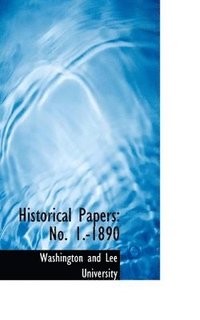 bokomslag Historical Papers