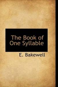 bokomslag The Book of One Syllable