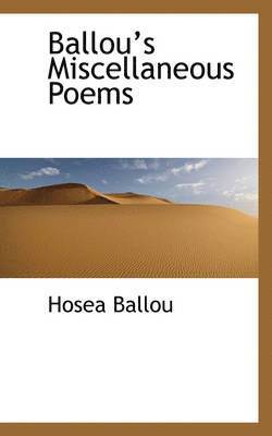 Ballous Miscellaneous Poems 1