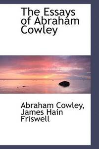 bokomslag The Essays of Abraham Cowley