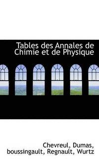 bokomslag Tables des Annales de Chimie et de Physique