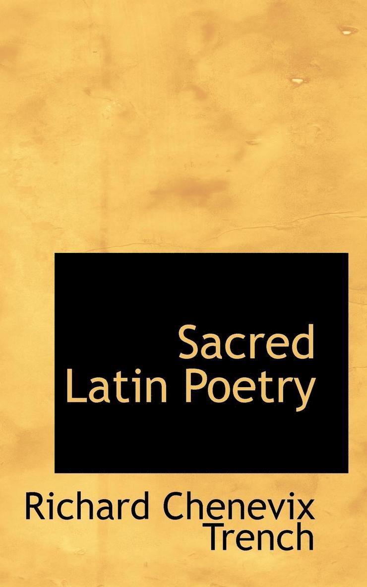 Sacred Latin Poetry