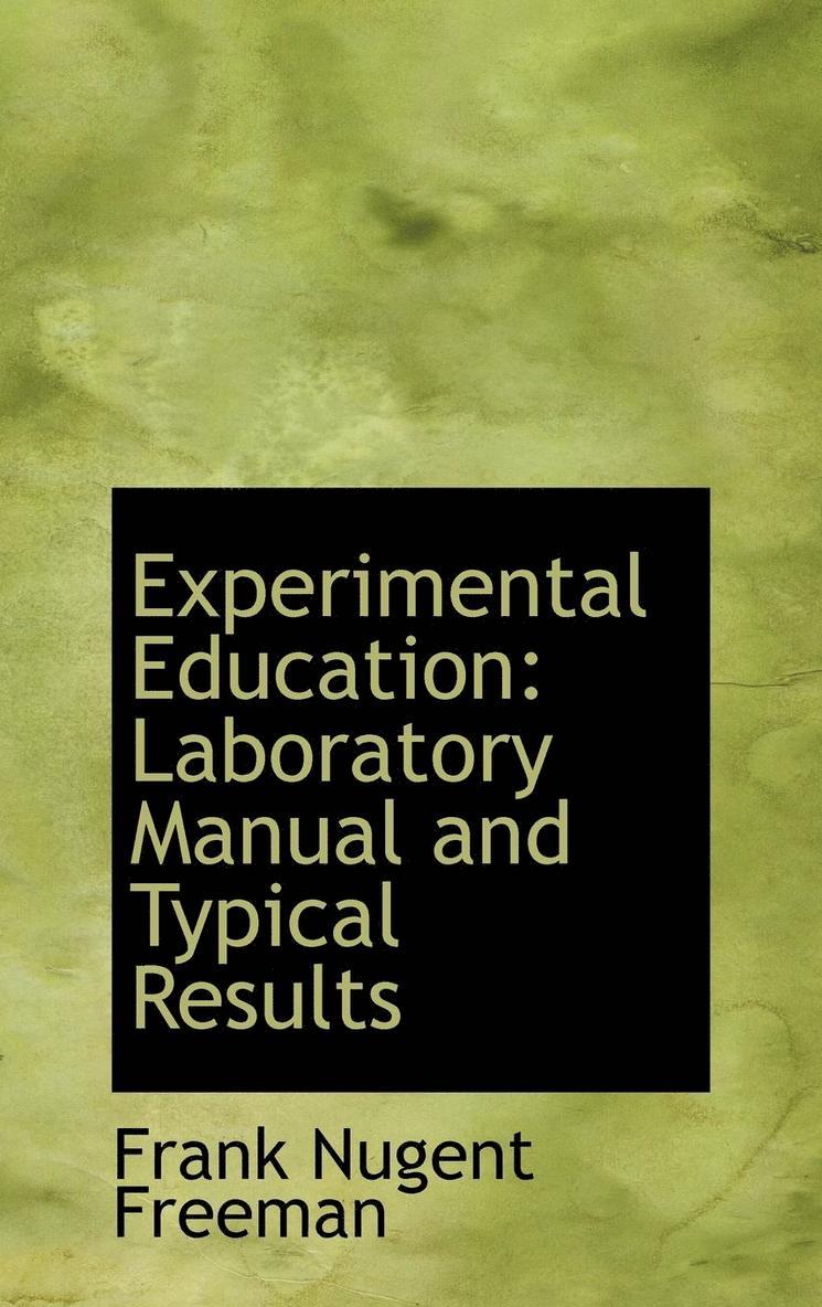 Experimental Education 1