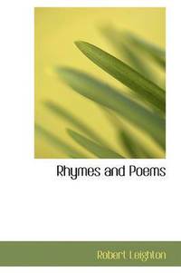 bokomslag Rhymes and Poems