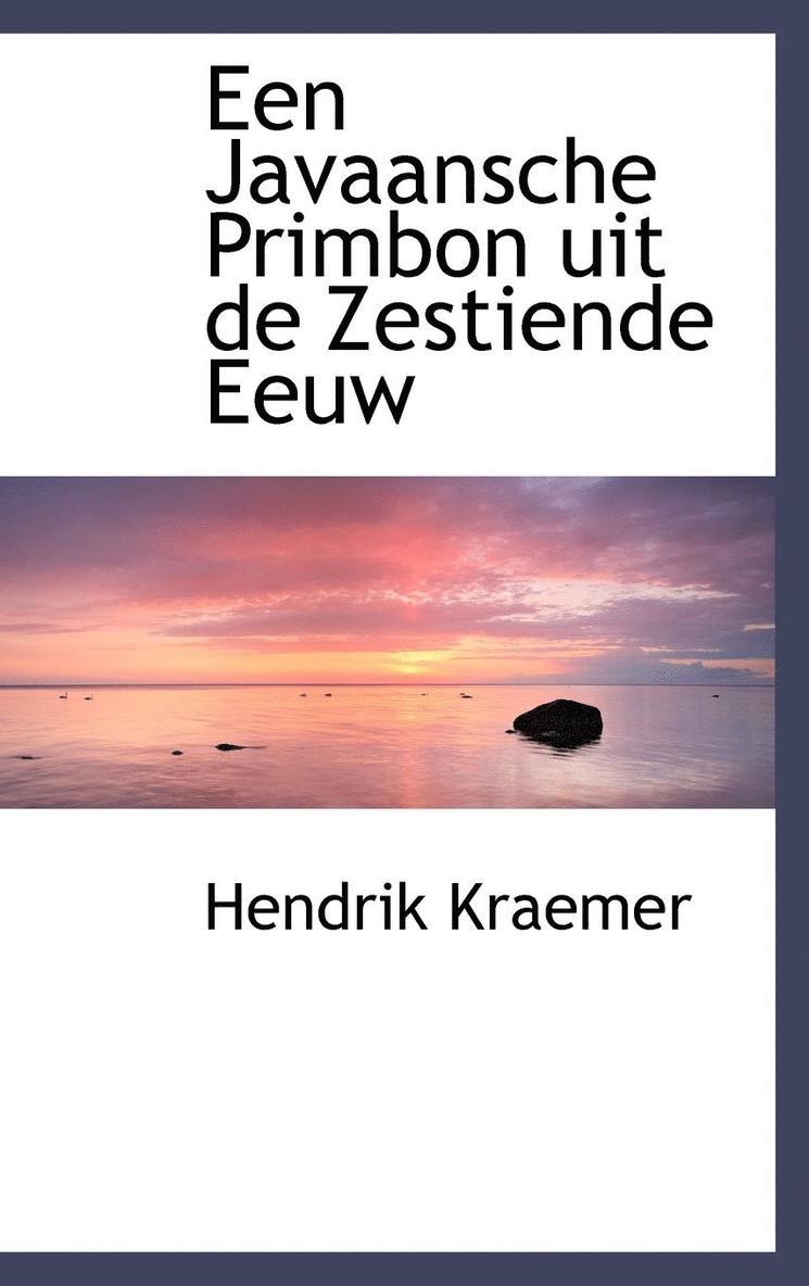 Een Javaansche Primbon uit de Zestiende Eeuw