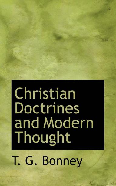 bokomslag Christian Doctrines and Modern Thought