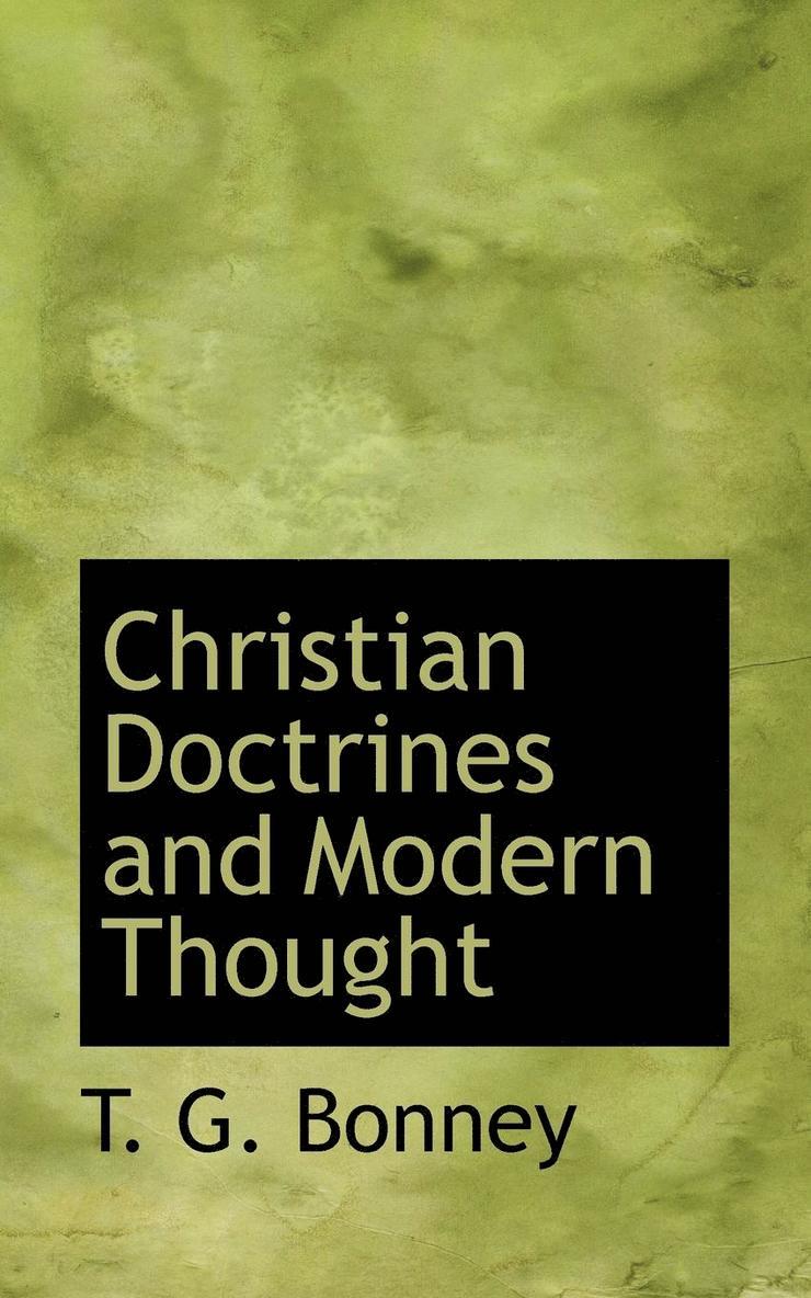 Christian Doctrines and Modern Thought