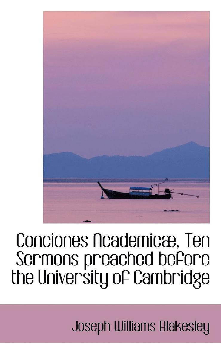 Conciones Academic, Ten Sermons Preached Before the University of Cambridge
