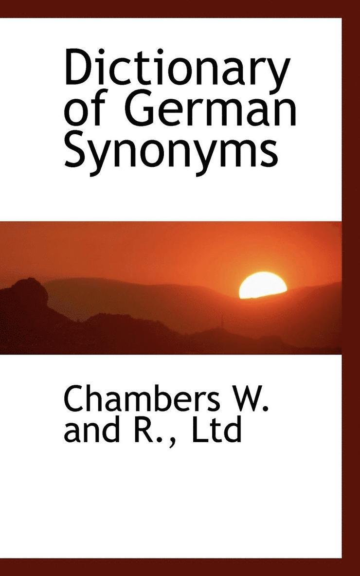 Dictionary of German Synonyms 1