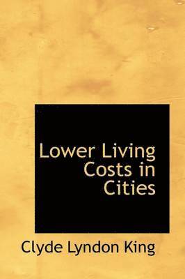 bokomslag Lower Living Costs in Cities