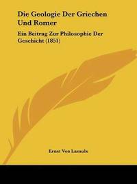 bokomslag Geologie Der Griechen Und Romer