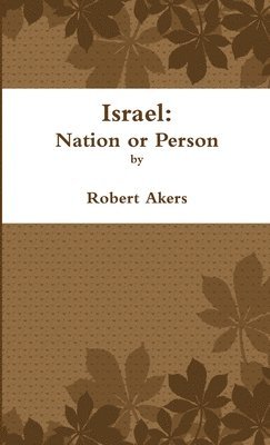 Israel: Nation or Person