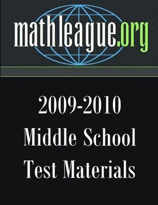 Middle School Test Materials 2009-2010 1