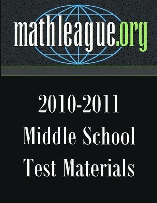 bokomslag Middle School Test Materials 2010-2011