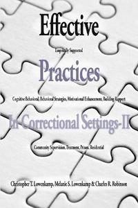 bokomslag Effective Practices in Correctional Settings-II