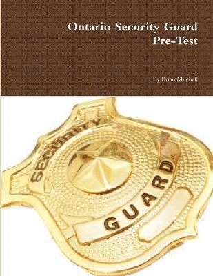 Brian Mitchell - Ontario Security Guard Pre-Test, Häftad