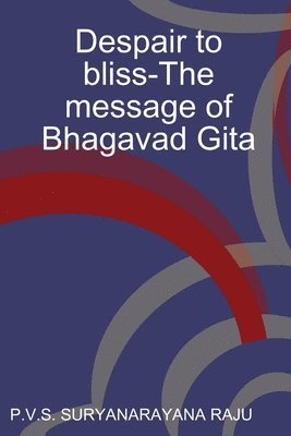 bokomslag Despair to bliss-The message of Bhagavad Gita