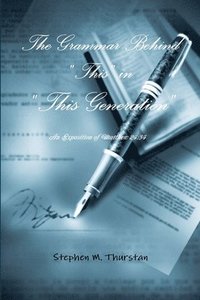 bokomslag Grammar Behind "This" In "This Generation"