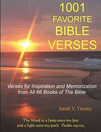 bokomslag 1001 FAVORITE BIBLE VERSES, Verses for Inspiration and Memorization from All 66 Books of The Bible