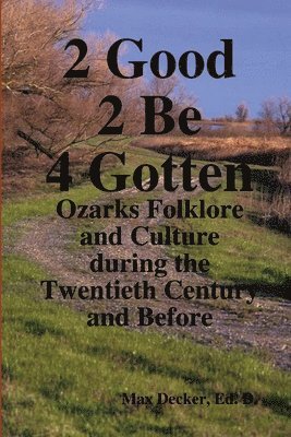 bokomslag 2 Good 2 Be Forgotten, Folklore of the Ozarks