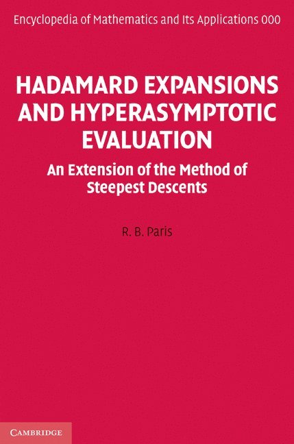 Hadamard Expansions and Hyperasymptotic Evaluation 1