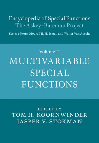 bokomslag Encyclopedia of Special Functions: The Askey-Bateman Project