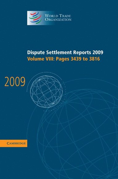 bokomslag Dispute Settlement Reports 2009