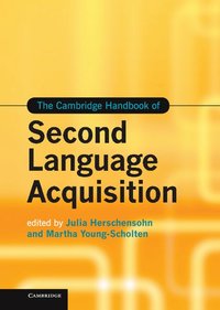 bokomslag The Cambridge Handbook of Second Language Acquisition