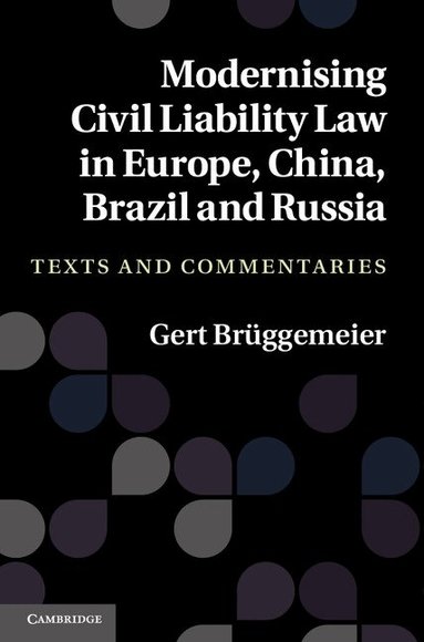 Gert Brüggemeier - Modernising Civil Liability Law in Europe, China, Brazil and Russia, Inbunden