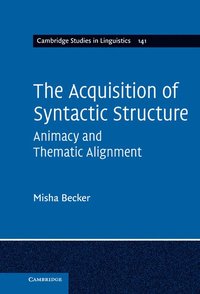 bokomslag The Acquisition of Syntactic Structure