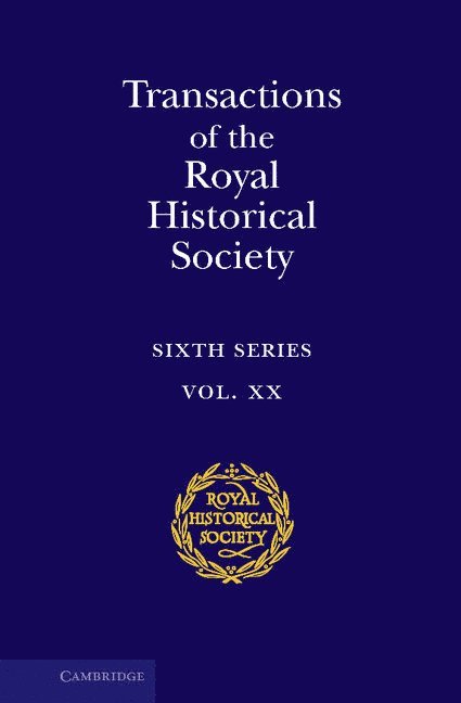 Transactions of the Royal Historical Society: Volume 20 1