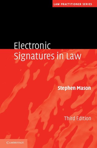 bokomslag Electronic Signatures in Law