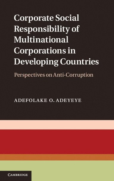 bokomslag Corporate Social Responsibility of Multinational Corporations in Developing Countries