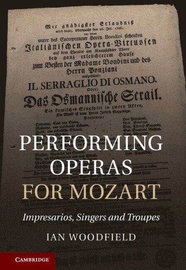 bokomslag Performing Operas for Mozart