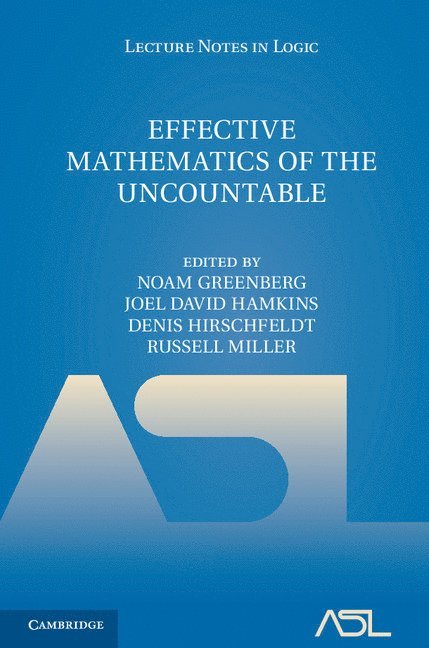 Effective Mathematics of the Uncountable 1