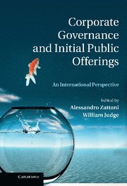 bokomslag Corporate Governance and Initial Public Offerings