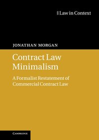 bokomslag Contract Law Minimalism