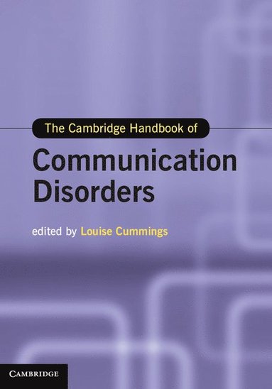 bokomslag Cambridge Handbook of Communication Disorders