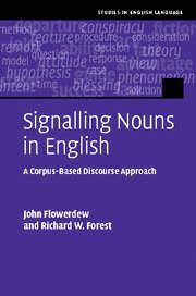 bokomslag Signalling Nouns in English