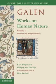 bokomslag Galen: Works on Human Nature: Volume 1, Mixtures (De Temperamentis)