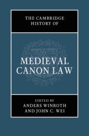 The Cambridge History of Medieval Canon Law 1