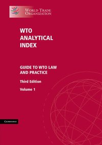 bokomslag WTO Analytical Index 2 Volume Set