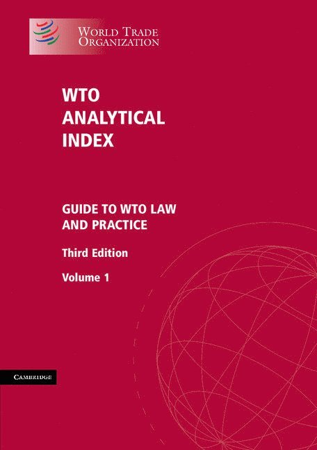 WTO Analytical Index 2 Volume Set 1